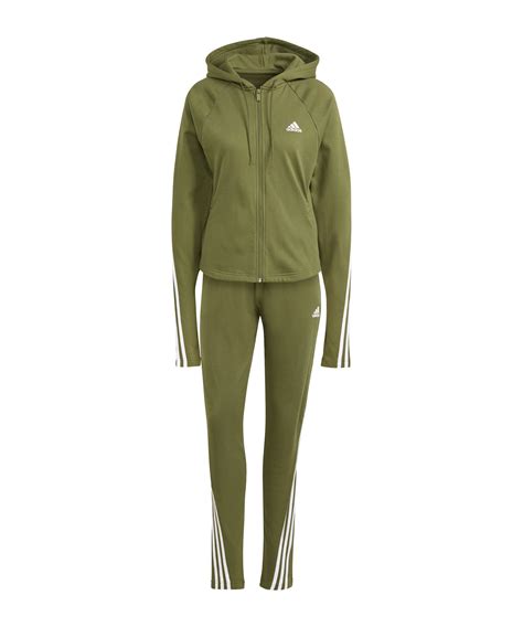 adidas young knit suit trainingsanzug damen grün l|Grüne Trainingsanzüge .